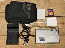Nikon Coolpix S9 Digicam, Retro Digital Camera, Battery, Case, Charger. Tested