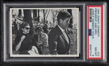 1964 Topps The Story of John F Jacqueline Kennedy Jackie #23 PSA 8 0nr3