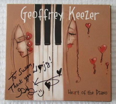 Geoffrey Keezer   Heart Of The Piano (CD, 2013) Inscribed & signed VG+