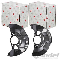 2X Nk Spritzbleche Bremsscheiben Hinten Passend FÜR Toyota Auris