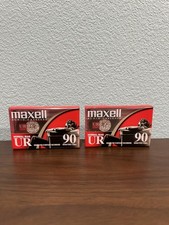 Lot Of 2 Sealed Maxell UR-90 Normal-Bias Cassette Tapes