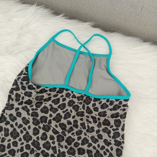SPOTTED ZEBRA Girls Swimwear SMALL(6-7) Animal Print 2pcs - Picture 11 of 11