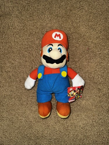 2004 Nintendo Super Mario Bros Mario Plush Kellytoy 12 Inch VINTAGE new w tag!!
