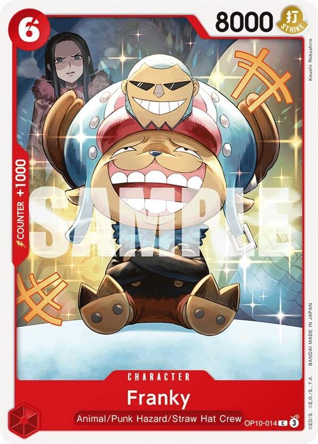 One Piece Franky (014) (OP10-014/162) OP10 Royal Blood NM