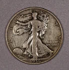 1936-P "Liberty Walking" SILVER Fifty-Cent Coin, Very Fine Condition