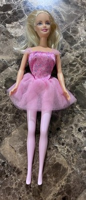 Barbie My First Ballet Lesson Doll Mattel 2004 Pink Dress Tutu Blonde Hair