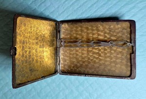 Collectible Vintage Metal Cigarette, Card &/or Money Case                  #5647