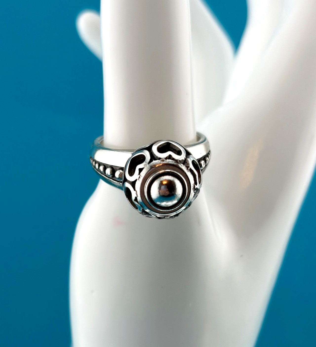 Brighton Ring Margot Interchangeable Bead Twist S… - image 1