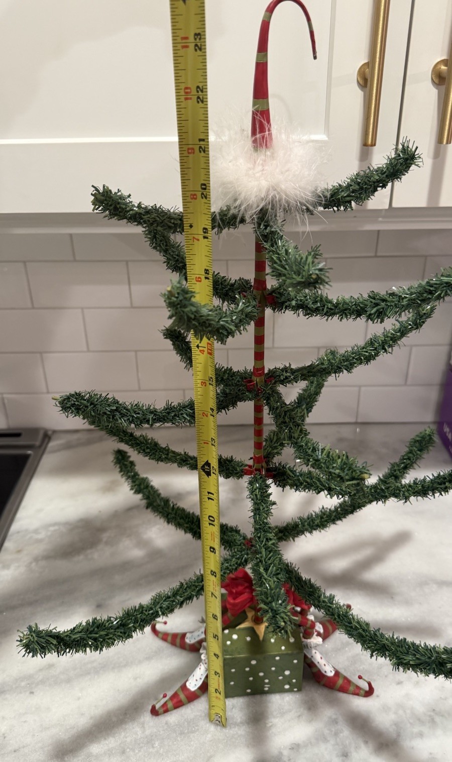 Patience Brewster Department 56 Christmas Krinkles Folding Tree ornament