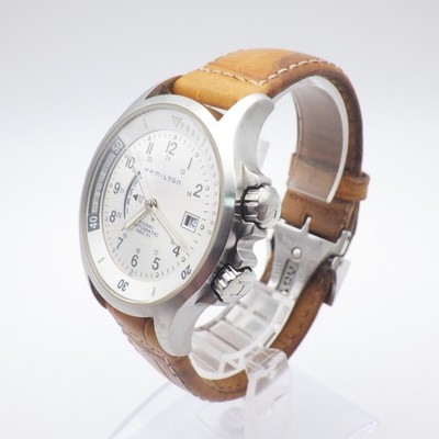 EXC+++* Hamilton Khaki Navy GMT H776250 Vintage Automatic Watch