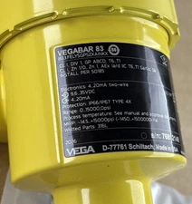 VEGA VEGABAR 83 Pressure Transmitter B83.FELYSGPSZXAINKX 0-15000 PSI 4-20mA thumbnail 7