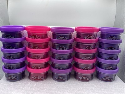 Hasbro Play-Doh (25) 1 Ounce Containers PURPLE VIOLET OMBRÉ MIX