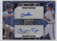 2023 Leaf Metal Dual Blue Wave 2/8 Adrian Santana Brayden Taylor #DA-2 Auto 7bt