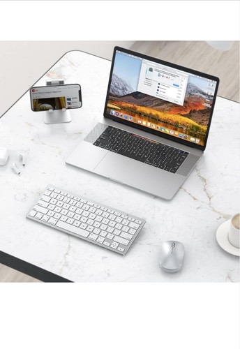 OMOTON Bluetooth Keyboard Compatible with Mac, Compact Wireless Keyboard... - Afbeelding 9 van 14