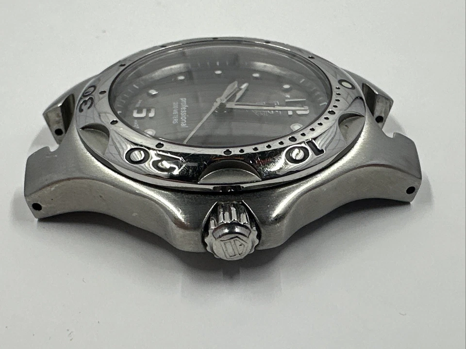 CABEZAL DE RELOJ TAG HEUER KIRIUM WL111G ESFERA PLATEADA S.S. FUNCIONANDO SIN PULSERA NUEVO BAT Foto 4 de 4
