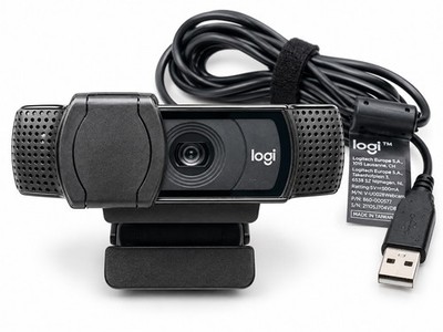 Logitech C920e 1080p HD USB Webcam V-U0028 860-000577 Privacy Cover Tested