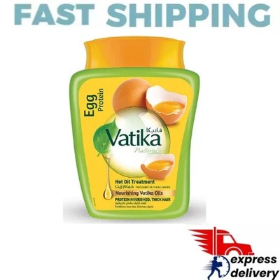  FAST SHIPPING  Vatika Hot Oil Treatment Hair Mask Infused  Egg protein 500g