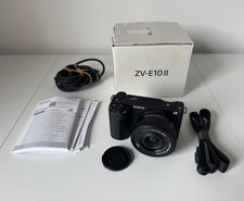 Sony ZV-E10 II Camera with 16-50mm Lens Kit Black - Excellent!