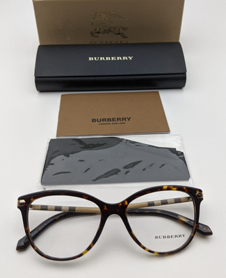 🕶️Made in Italy! Burberry B2280 3002 Eyeglasses 52/16 140