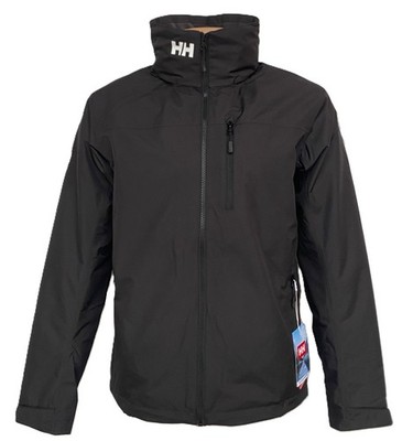 Men's Helly Hansen Crew Hooded Midlayer Jacket BLACK $195, Size: S