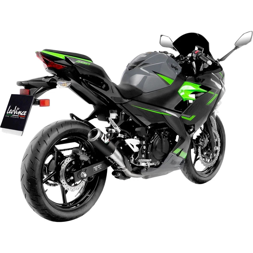 Silenciador Leovince LV Corsa - Fibra de carbono para Kawasaki 15400C Foto 2 de 4