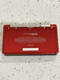 Nintendo 3DS Handheld System - Flame Red Bundle With 2 Games Lego & Spider Man