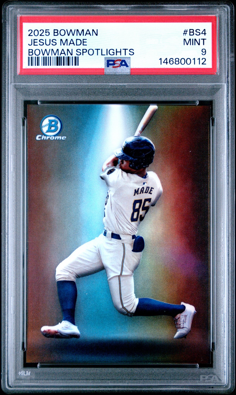 2025 Bowman Bowman Spotlights #BS4 Jesus Made Bowman Spotlights PSA 9