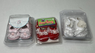 Lot 3 Pairs Size 0 3 Months Baby Girls Shoes EUC Infants Or Dolls