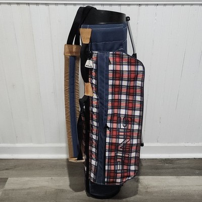 Vintage Ping Karsten Plaid Single Strap Golf Stand Carry Bag RARE