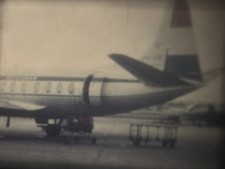 France Airport Belgium Street Scenes 1960s 8mm Film Reel Home Movie