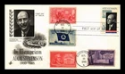 DR JIM STAMPS US COVER ADLAI STEVENSON MEMORIAM FDC COMBO ARTCRAFT CACHET