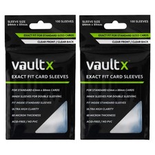 Exact Fit Sleeves 200 Pack Perfect Inner Sleeves for Trading Cards, Clear