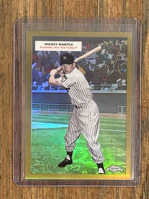 2025 Topps Chrome Platinum Double Header Mickey Mantle & Roger Maris /50 GOLD🔥