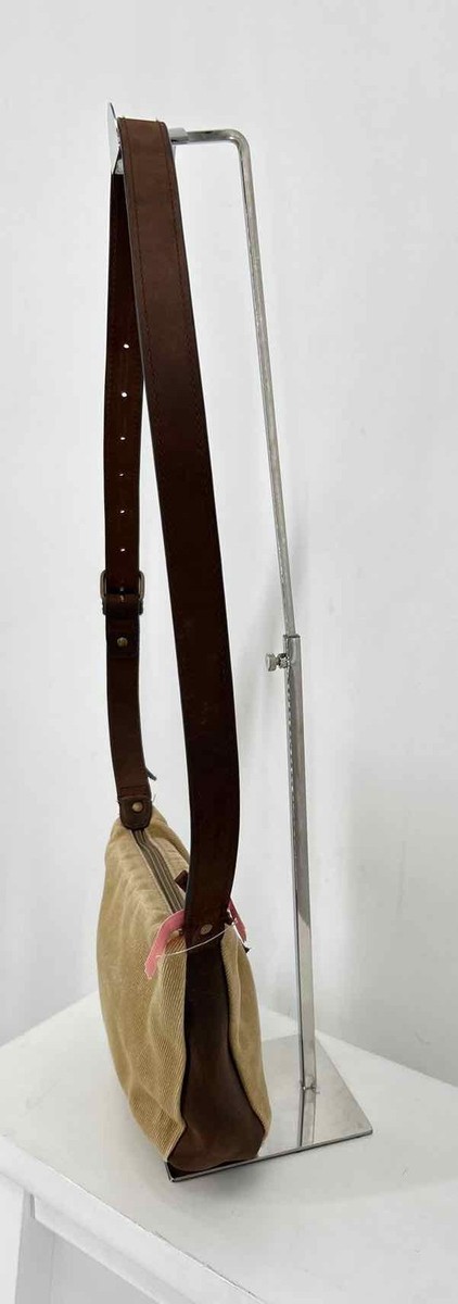 L L Bean Taupe Canvas Crossbody View 4
