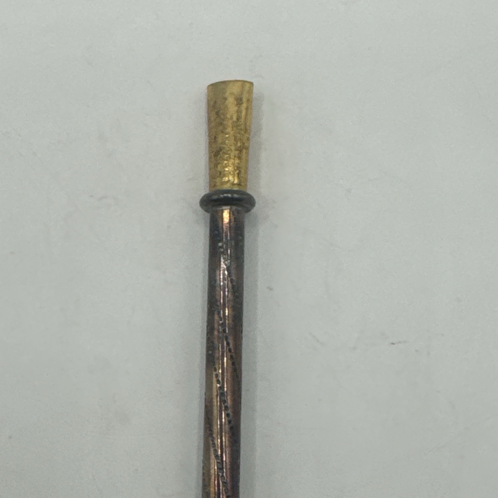 Antique Argentina Alpaca 18K Gold Overlay, Yerba Mate Straw | eBay