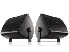 PAIR QSC AC-S4T BK Surface Mount Speaker BLACK
