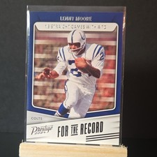2024 Panini Prestige Lenny Moore #FR-LM Colts For the Record Insert