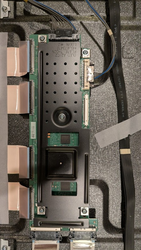 T-con board from LG 48 inch OLED TV, Model OLED48B4PUA