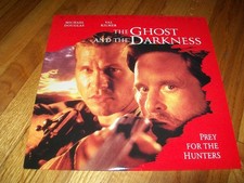 THE GHOST AND THE DARKNESS Laserdisc LD WIDESCREEN FORMAT EXCELLENT VERY RARE