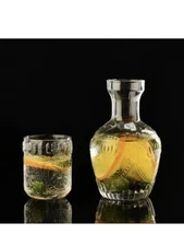 Bedside Water Carafe And Glass Set Vintage Glassware Water Pitcher Drinking Glas