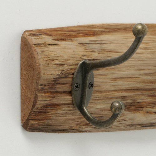 Garderobenhaken Brando Garderobenleiste 5 Haken Recyceltes Holz Antik - Bild 2 von 3