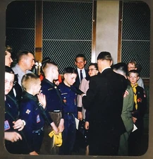 Boy Scout Troop 142 Den Graduation 1957 -  Stereo Realist Slide (#179)