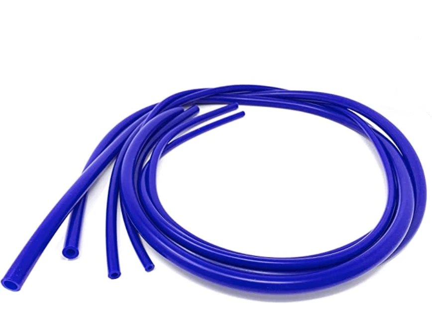 Tubo de vacío de silicona automotriz de alto rendimiento de diámetro interior de 4,6,8,10 mm (negro) Foto 2 de 4