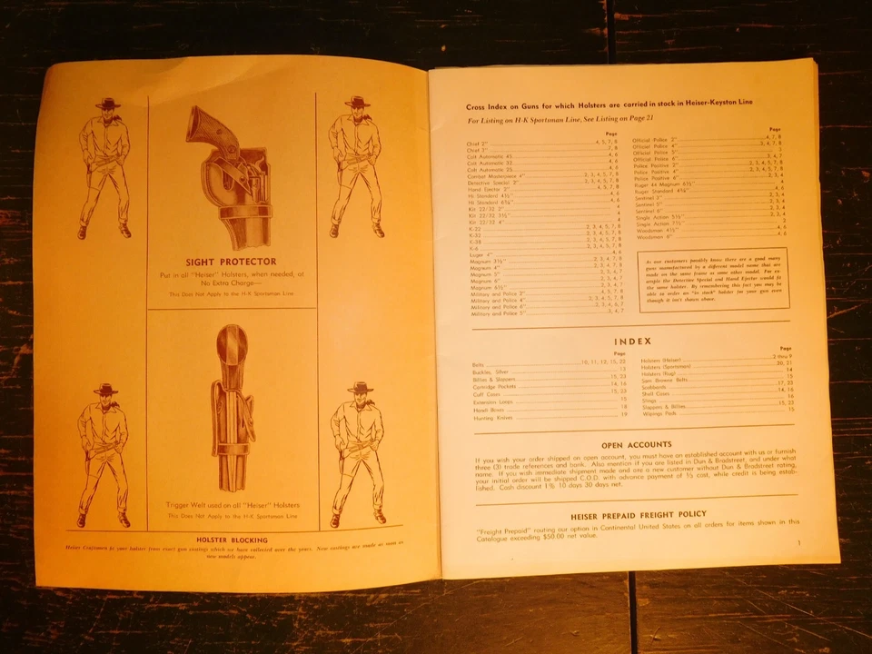 De colección 1952 Heiser-Keyston Cuero Artículos Deportivos Catálogo n.º 52 Foto 4 de 4