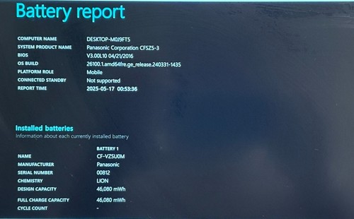 Panasonic Let's Note CF-SZ5 PDFVS – Core i5-6300U – 4GB RAM – 128GB SSD Win11Pro - Picture 14 of 17