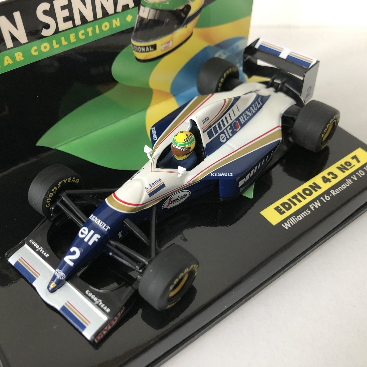 ミニカー WILLIAMS RENAULT FW16 AYRTON SENNA 1994 Minichamps 1:12 WILLIAMS RENAULT FW16 AYRTON SENNA SAN