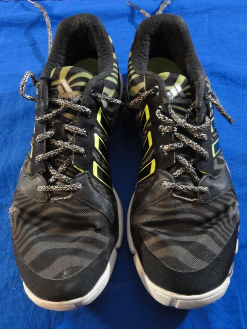 Adidas Adipure Trainer Men's Road Running Shoes YELLOW BLACK Size