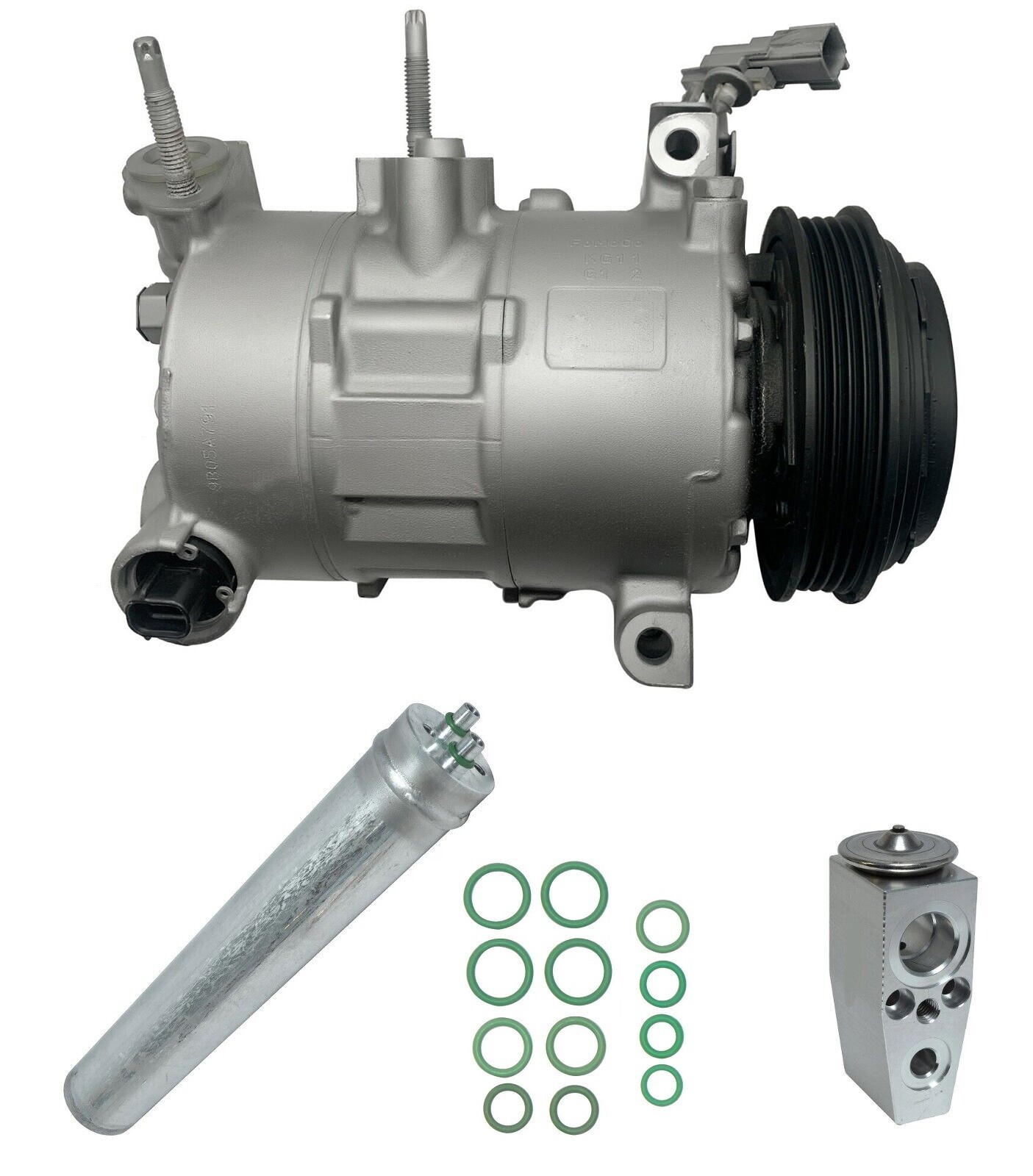 Remanufactured RYC AC Compressor Kit ED48 Fits Ford Mustang EcoBoost 2 ...