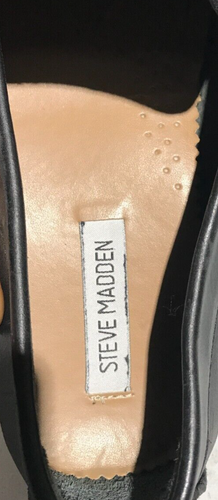 Steve Madden Mens Slip On York Black Leather Dress Loafer Shoes US 13 - Picture 8 of 8