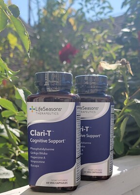 2-pack! Life Seasons Clari-T Cognitive Support, 60 Caps Each, FREE shipping!